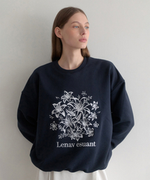LENAV（ルナブ）の「ブルーミースウェットシャツ（ネイビー）（スウェット）」