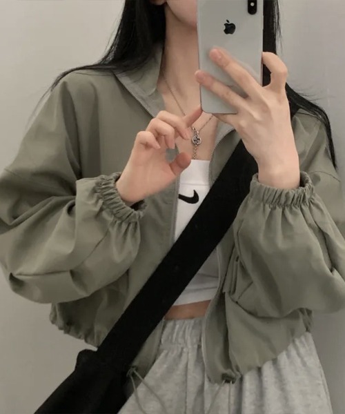 Flugge(フラッジー)の「ミリタリーライトジャケット(その他アウター・レディース・カーキ・FREE)」の11枚目の写真