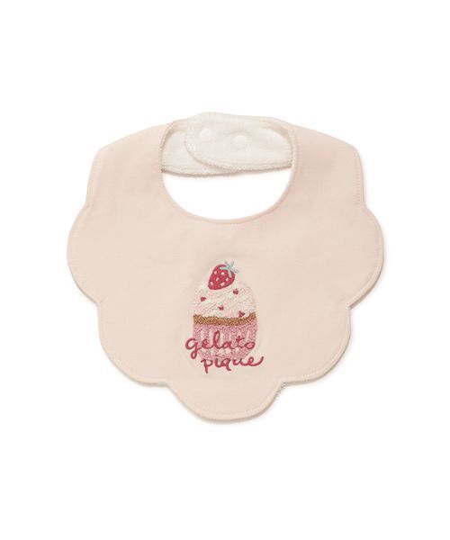 gelato pique（ジェラートピケ）の「【BABY】カップケーキ柄スタイ（スタイ/よだれかけ・キッズ・ピンク・F）」の8枚目の写真