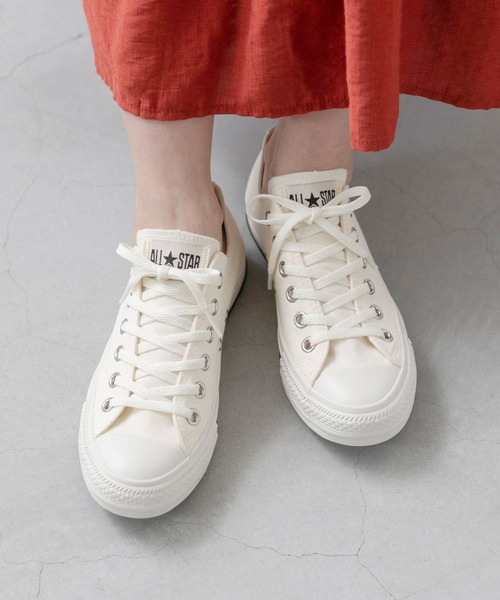 CONVERSE（コンバース）の「CONVERSE ALL STAR WASHEDCANVAS OX コンバース オールスター ウォッシュドキャンバス ローカット スニーカー（スニーカー・レディース・イエロー/グリーン/ホワイト・22.5cm/24.0cm/24.5cm/23.0cm/23.5cm/25.0cm/25.5cm/26.0cm/22.0cm）」の7枚目の写真