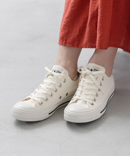 CONVERSE（コンバース）の「CONVERSE ALL STAR WASHEDCANVAS OX コンバース オールスター ウォッシュドキャンバス ローカット スニーカー（スニーカー・レディース・イエロー/グリーン/ホワイト・22.5cm/24.0cm/24.5cm/23.0cm/23.5cm/25.0cm/25.5cm/26.0cm/22.0cm）」の9枚目の写真