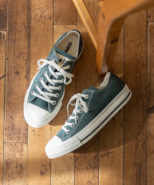 CONVERSE（コンバース）の「CONVERSE ALL STAR WASHEDCANVAS OX コンバース オールスター ウォッシュドキャンバス ローカット スニーカー（スニーカー・レディース・イエロー/グリーン/ホワイト・22.5cm/24.0cm/24.5cm/23.0cm/23.5cm/25.0cm/25.5cm/26.0cm/22.0cm）」の16枚目の写真