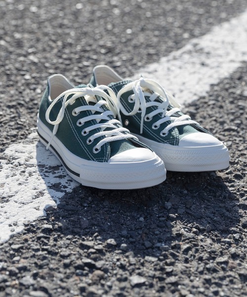 CONVERSE（コンバース）の「CONVERSE ALL STAR WASHEDCANVAS OX コンバース オールスター ウォッシュドキャンバス ローカット スニーカー（スニーカー・レディース・イエロー/グリーン/ホワイト・22.5cm/24.0cm/24.5cm/23.0cm/23.5cm/25.0cm/25.5cm/26.0cm/22.0cm）」の17枚目の写真