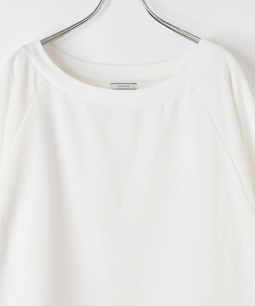 BAYFLOW（ベイフロー）の「[WEB限定]ルーズスウェット（スウェット・レディース・グレー/オフホワイト/ベージュ/ブラック/ピンク・FREE）」の6枚目の写真