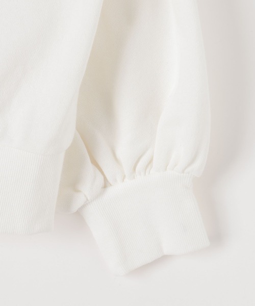 BAYFLOW（ベイフロー）の「[WEB限定]ルーズスウェット（スウェット・レディース・グレー/オフホワイト/ベージュ/ブラック/ピンク・FREE）」の8枚目の写真