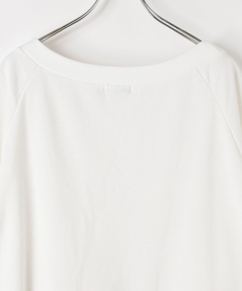 BAYFLOW（ベイフロー）の「[WEB限定]ルーズスウェット（スウェット・レディース・グレー/オフホワイト/ベージュ/ブラック/ピンク・FREE）」の10枚目の写真