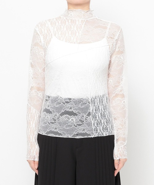 HARE(ハレ)の「ドッキングレースシアートップス(HARE)(Tシャツ/カットソー・レディース・ブラック/ホワイト/グリーン・FREE)」の15枚目の写真