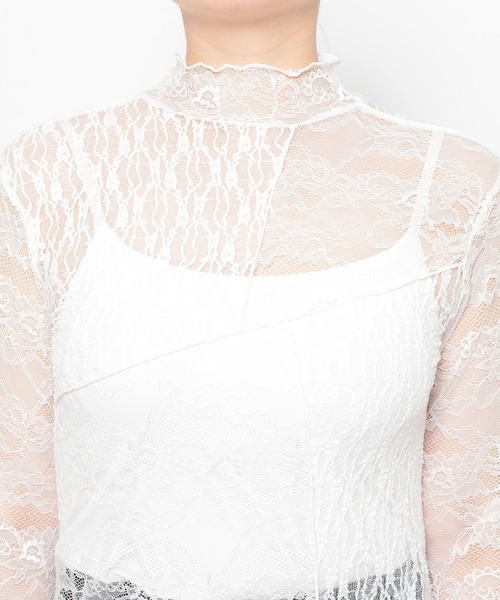 HARE(ハレ)の「ドッキングレースシアートップス(HARE)(Tシャツ/カットソー・レディース・ブラック/ホワイト/グリーン・FREE)」の18枚目の写真