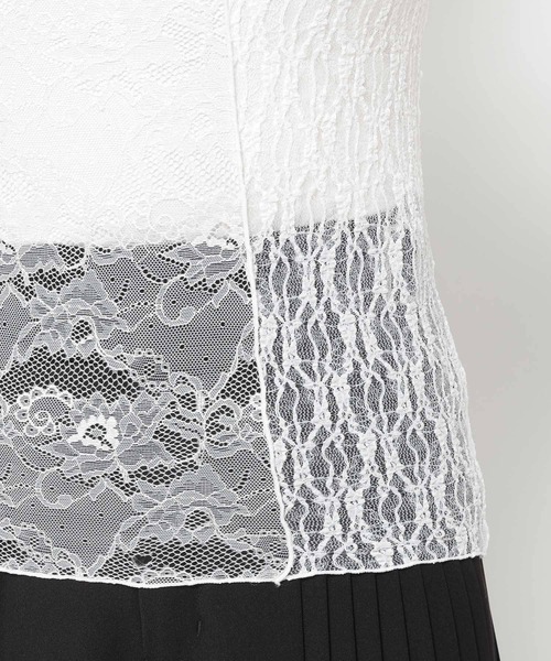 HARE(ハレ)の「ドッキングレースシアートップス(HARE)(Tシャツ/カットソー・レディース・ブラック/ホワイト/グリーン・FREE)」の20枚目の写真