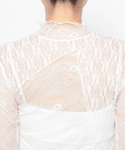 HARE(ハレ)の「ドッキングレースシアートップス(HARE)(Tシャツ/カットソー・レディース・ブラック/ホワイト/グリーン・FREE)」の21枚目の写真