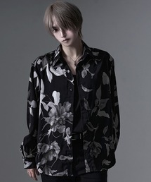 『CavariA/キャバリア』花柄シャツ 長袖