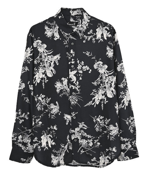 CavariA（キャバリア）の「『CavariA/キャバリア』花柄シャツ 長袖（シャツ/ブラウス・メンズ・ブラック/ブラック系1/ブラック系2・M/L）」の19枚目の写真