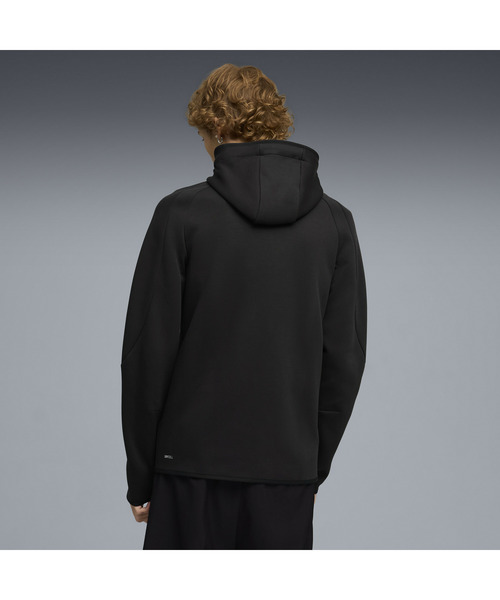 PUMA(プーマ)の「PUMA プーマ メンズ エヴォストライプ フルジップ フーディ(パーカー・メンズ・ブラック/グレー・X-LARGE/XX-LARGE/LARGE/MEDIUM/SMALL)」の3枚目の写真