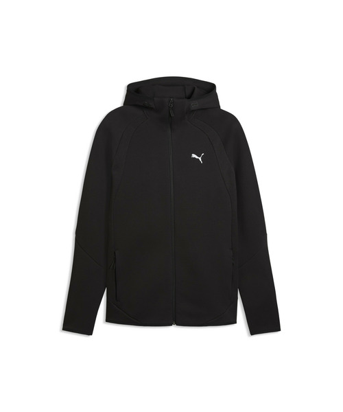 PUMA(プーマ)の「PUMA プーマ メンズ エヴォストライプ フルジップ フーディ(パーカー・メンズ・ブラック/グレー・X-LARGE/XX-LARGE/LARGE/MEDIUM/SMALL)」の5枚目の写真