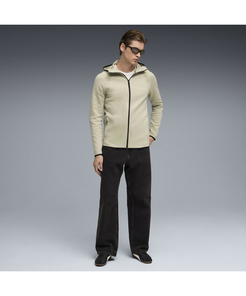 PUMA(プーマ)の「PUMA プーマ メンズ エヴォストライプ フルジップ フーディ(パーカー・メンズ・ブラック/グレー・X-LARGE/XX-LARGE/LARGE/MEDIUM/SMALL)」の8枚目の写真