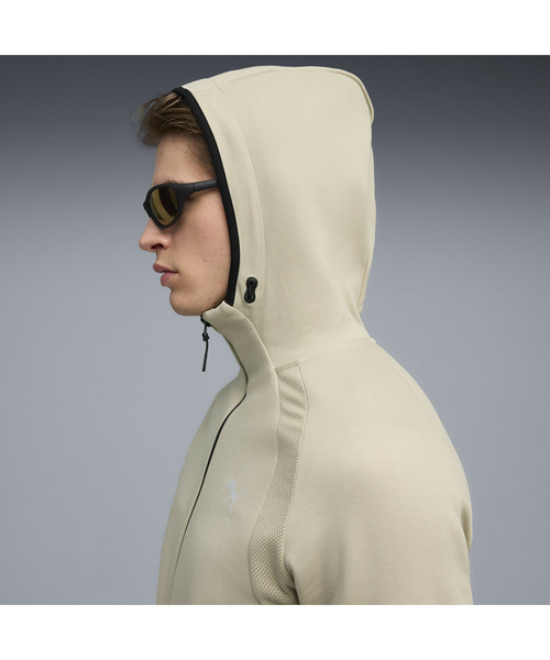 PUMA(プーマ)の「PUMA プーマ メンズ エヴォストライプ フルジップ フーディ(パーカー・メンズ・ブラック/グレー・X-LARGE/XX-LARGE/LARGE/MEDIUM/SMALL)」の9枚目の写真
