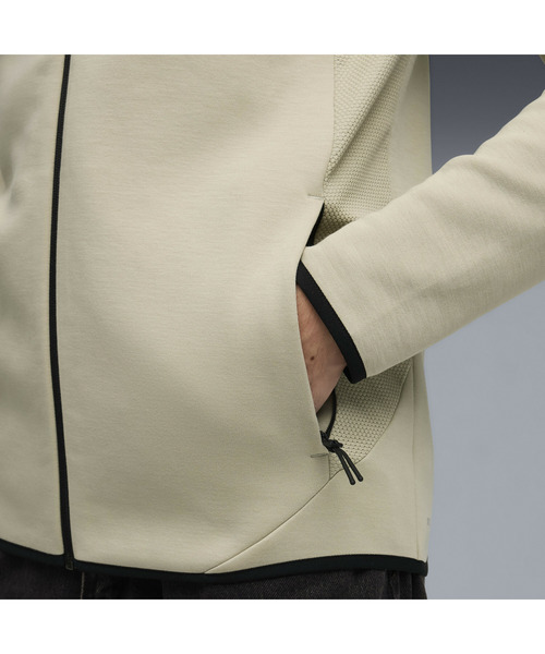 PUMA(プーマ)の「PUMA プーマ メンズ エヴォストライプ フルジップ フーディ(パーカー・メンズ・ブラック/グレー・X-LARGE/XX-LARGE/LARGE/MEDIUM/SMALL)」の10枚目の写真