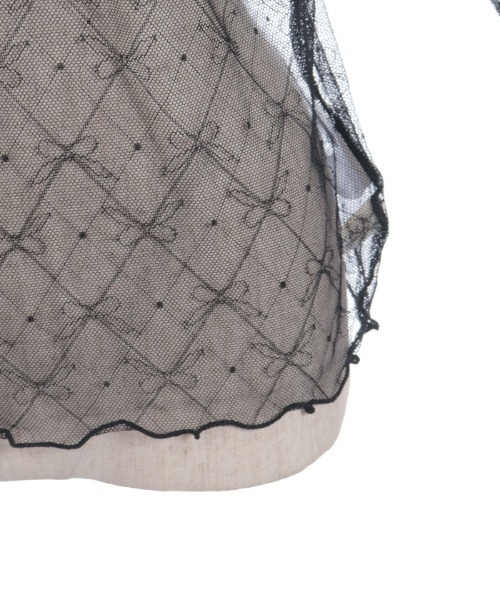 axes femme（アクシーズファム）の「Ｗリボンシアーインナー（Tシャツ/カットソー・レディース・ホワイト/サックスブルー/ブラック・FREE）」の22枚目の写真