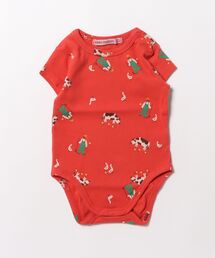 BOBO CHOSES（ボボショーズ）の「総柄Farm Adventure ボディースーツ【ベビー】（ロンパース）」