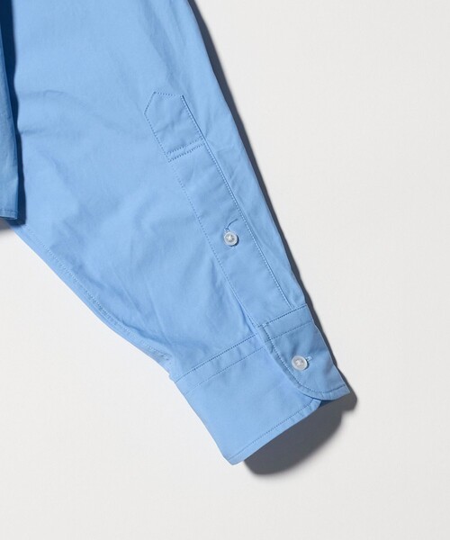 NICE WEATHER(ナイスウェザー)の「<NICE WEATHER>ロゴ クロップド シャツ(シャツ/ブラウス・レディース・ホワイト/ライトブルー・S/M)」の10枚目の写真