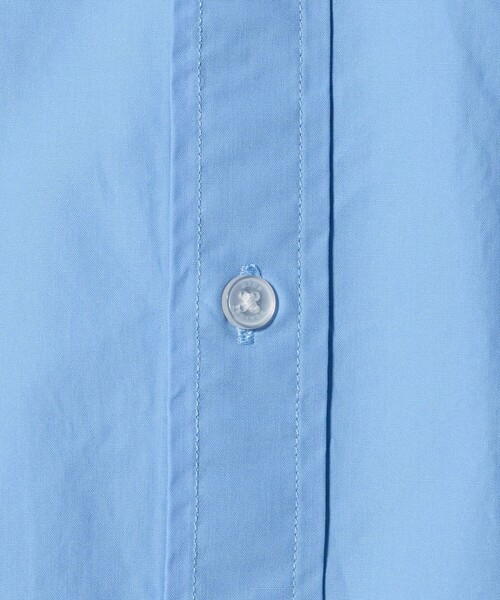 NICE WEATHER(ナイスウェザー)の「<NICE WEATHER>ロゴ クロップド シャツ(シャツ/ブラウス・レディース・ホワイト/ライトブルー・S/M)」の14枚目の写真