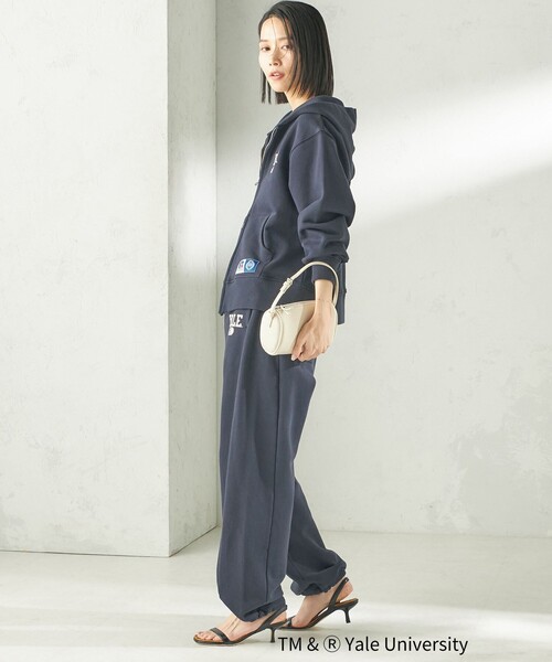 Russell Athletic(ラッセルアスレティック)の「RUSSELL ATHLETIC:〈洗濯機可能〉YALE CURVE PANTS(その他パンツ・レディース・ライトグレー/ベージュ/ネイビー・ONE SIZE)」の6枚目の写真