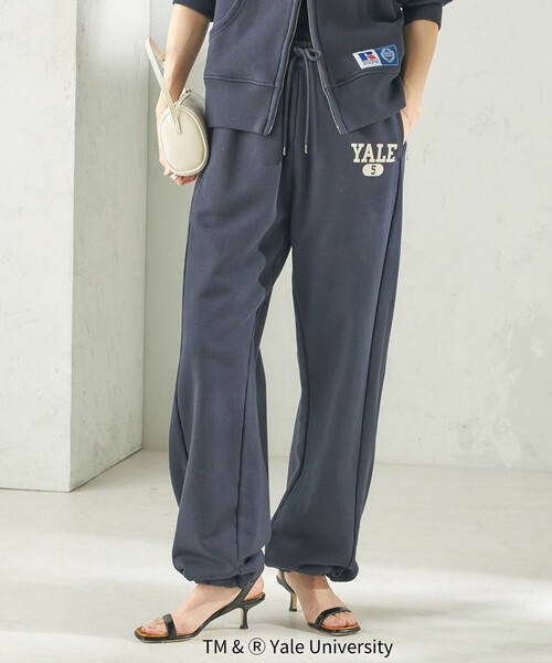 Russell Athletic(ラッセルアスレティック)の「RUSSELL ATHLETIC:〈洗濯機可能〉YALE CURVE PANTS(その他パンツ・レディース・ライトグレー/ベージュ/ネイビー・ONE SIZE)」の9枚目の写真