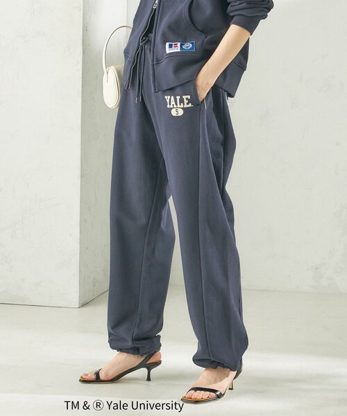 Russell Athletic(ラッセルアスレティック)の「RUSSELL ATHLETIC:〈洗濯機可能〉YALE CURVE PANTS(その他パンツ・レディース・ライトグレー/ベージュ/ネイビー・ONE SIZE)」の10枚目の写真