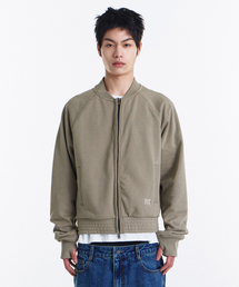 KICHUL（キチョル）の「Uniform Sweat Jacket (Beige)（MA-1）」