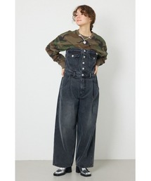 RODEO CROWNS WIDE BOWL | 2WAYデニムサロペット(つなぎ/オールインワン)