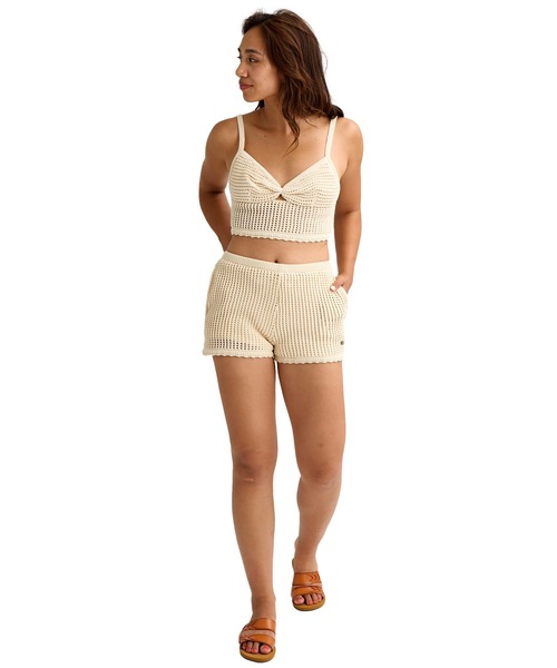 BILLABONG（ビラボン）の「BILLABONG/ビラボン ハーフパンツ ショートパンツ ショーツ ニット 吸水速乾 セットアップ対応 BG013866 UT（その他パンツ・レディース・ライトグリーン/オフホワイト・M/L）」の4枚目の写真