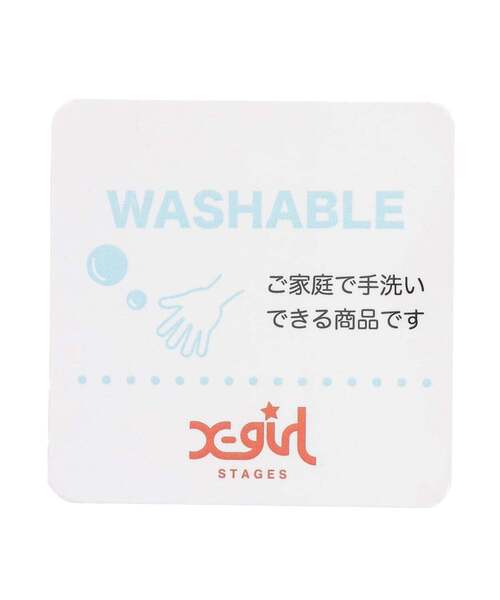 X-girl Stages(エックスガールステージス)の「ラインストーンロゴ キャップ(キャップ・キッズ・ピンク/ブラック・S(48-52cm)/52-56cm)」の10枚目の写真