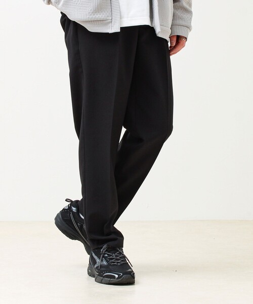 GLOSTER（グロスター）の「【セットアップ対応】リネンタッチドビーイージーパンツ（その他パンツ・メンズ・グレー/ブラック・S/L/M）」の4枚目の写真