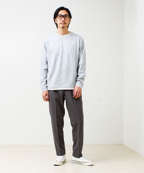 GLOSTER（グロスター）の「【セットアップ対応】リネンタッチドビーイージーパンツ（その他パンツ・メンズ・グレー/ブラック・S/L/M）」の9枚目の写真