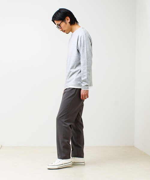 GLOSTER（グロスター）の「【セットアップ対応】リネンタッチドビーイージーパンツ（その他パンツ・メンズ・グレー/ブラック・S/L/M）」の10枚目の写真
