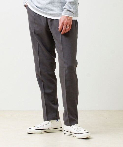 GLOSTER（グロスター）の「【セットアップ対応】リネンタッチドビーイージーパンツ（その他パンツ・メンズ・グレー/ブラック・S/L/M）」の13枚目の写真