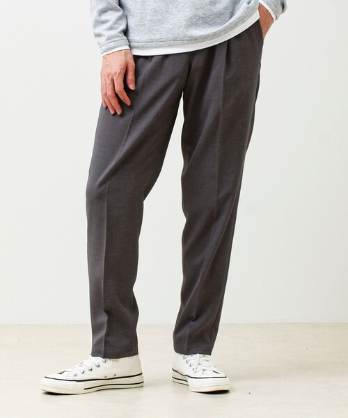 GLOSTER（グロスター）の「【セットアップ対応】リネンタッチドビーイージーパンツ（その他パンツ・メンズ・グレー/ブラック・S/L/M）」の14枚目の写真
