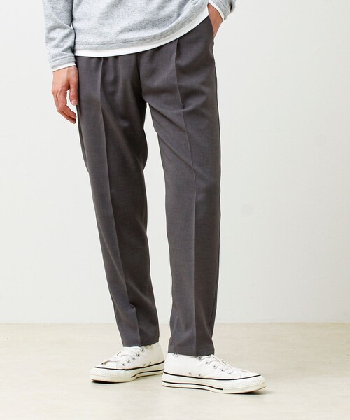 GLOSTER（グロスター）の「【セットアップ対応】リネンタッチドビーイージーパンツ（その他パンツ・メンズ・グレー/ブラック・S/L/M）」の15枚目の写真