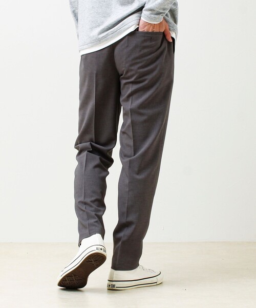 GLOSTER（グロスター）の「【セットアップ対応】リネンタッチドビーイージーパンツ（その他パンツ・メンズ・グレー/ブラック・S/L/M）」の17枚目の写真