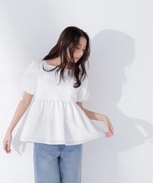 NATURAL BEAUTY BASIC（ナチュラルビューティーベーシック）の「◇ドロストギャザースリーブブラウス（シャツ/ブラウス）」