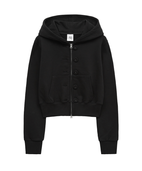 Midnight Move(ミッドナイトムーブ)の「bt hood zip up (black)(パーカー・レディース・その他・FREE)」の7枚目の写真
