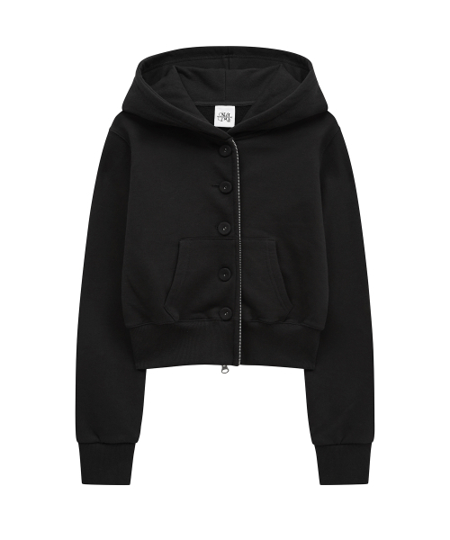 Midnight Move(ミッドナイトムーブ)の「bt hood zip up (black)(パーカー・レディース・その他・FREE)」の8枚目の写真