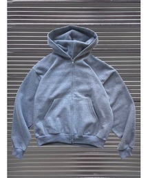 fridge | 【MINE】マイン Double Zip Short Sweat Hoodie(Tシャツ/カットソー)