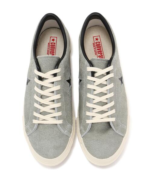 schott（ショット）の「CONVERSE/コンバース/ONE STAR J SUEDE/日本製 ワンスター スエード（スニーカー・メンズ・グレー・9.5/10.5/9/8/8.5/7.5）」の2枚目の写真