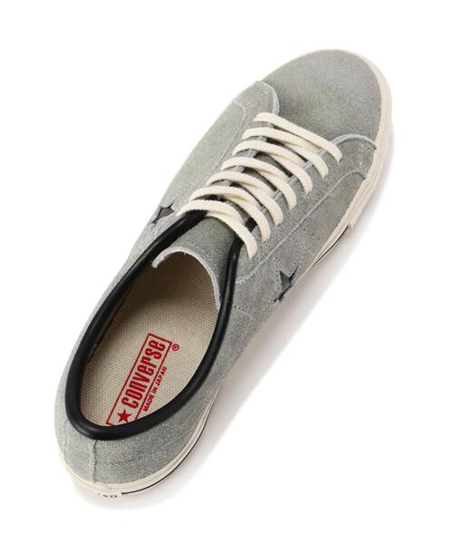 schott（ショット）の「CONVERSE/コンバース/ONE STAR J SUEDE/日本製 ワンスター スエード（スニーカー・メンズ・グレー・9.5/10.5/9/8/8.5/7.5）」の4枚目の写真
