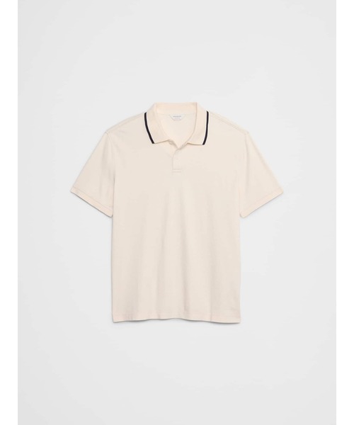 BANANA REPUBLIC FACTORY STORE(バナナリパブリック ファクトリーストア)の「BANANA REPUBLIC FACTORY STORE Luxe Touch ティップド ポロシャツ(ポロシャツ・メンズ・ピンク/グリーン/アイボリー・S/M/L/XL)」の7枚目の写真