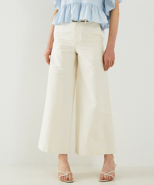 DESIGNWORKS（デザインワークス）の「BEAUVET ﾜｲﾄﾞﾊﾟﾝﾂ（その他パンツ・レディース・アイボリー・0）」の13枚目の写真