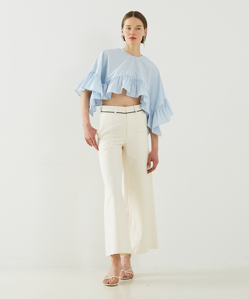 DESIGNWORKS（デザインワークス）の「BEAUVET ﾜｲﾄﾞﾊﾟﾝﾂ（その他パンツ・レディース・アイボリー・0）」の11枚目の写真