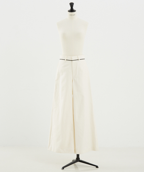 DESIGNWORKS（デザインワークス）の「BEAUVET ﾜｲﾄﾞﾊﾟﾝﾂ（その他パンツ・レディース・アイボリー・0）」の9枚目の写真