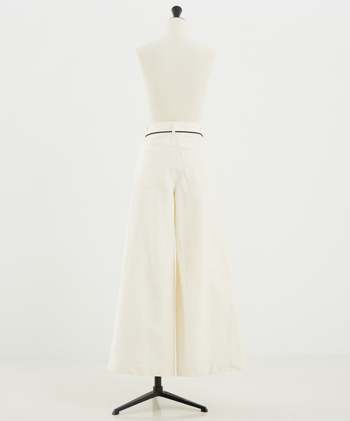 DESIGNWORKS（デザインワークス）の「BEAUVET ﾜｲﾄﾞﾊﾟﾝﾂ（その他パンツ・レディース・アイボリー・0）」の7枚目の写真